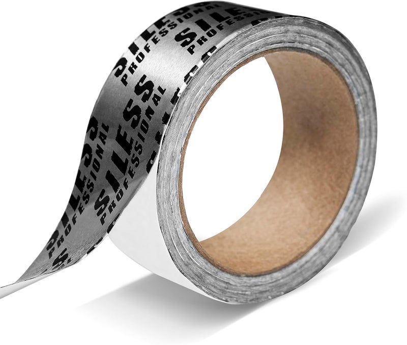 Siless Professional Finishing Sealing Tape for car Sound deadening Installation 1-1/2in x 30ft, Silver, 3 Pack - Image 5